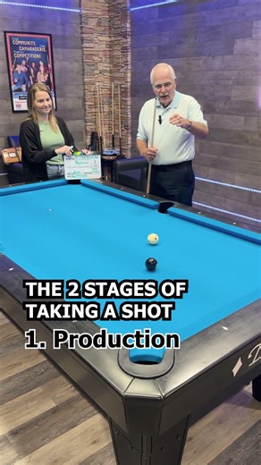 2 Stages of Taking a Pool Shot