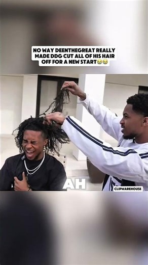 DDG cut his Twin Brother’s HAIR?😭🙏 #ddg #shorts