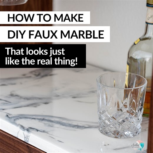 Plywood can be... Marble?!?! | The DIY Life with Anika