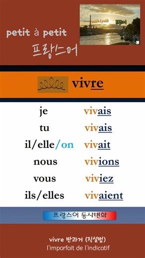 퀴즈 17. vivre 반과거(직설법)