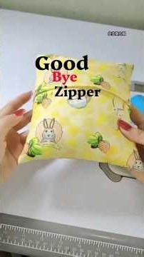 No Zipper Needed! Make This Easy Pillow Cover 🛋️ #SewingHack #DIYPillow