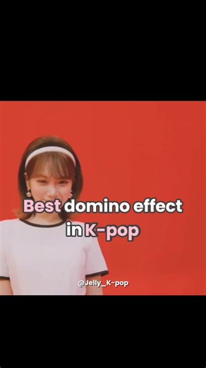 best domino effect in kpop ||