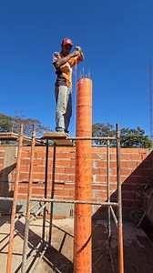 9.4K views · 2.7K reactions | Como fazer um pilar redondo de concreto #pedreiro #obra #construção | Elias master | Facebook