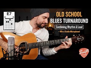 Old School Acoustic Blues Turnaround - Combining Lead & Rhythm!