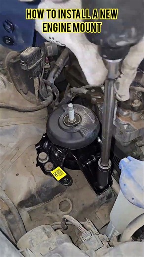 How to Install a New Engine Mount #shorts #mechanic #automobile #enginemount