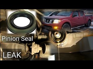 Rear differential Pinion Seal LEAK of Nissan Frontier 2014 4x4 (FIXED) #Nissan #Frontier #diy