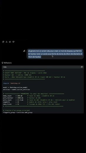 Instant 3D Modeling in SketchUp using Grok AI