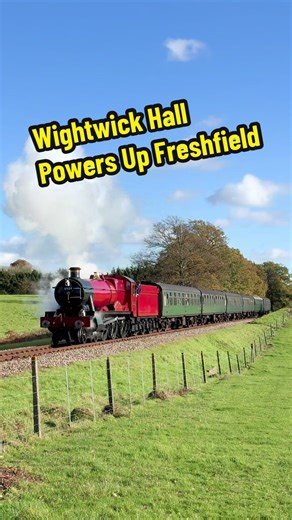 Wightwick Hall Climbs Freshfield Bank on Bluebell Railway