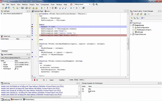 Debug Visualizer in RAD Studio 2010
