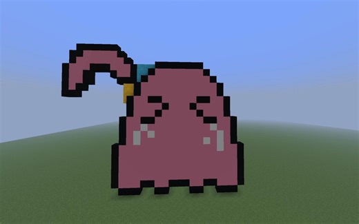 【Minecraft像素画】教你在mc造一个哭泣章鱼小波奇