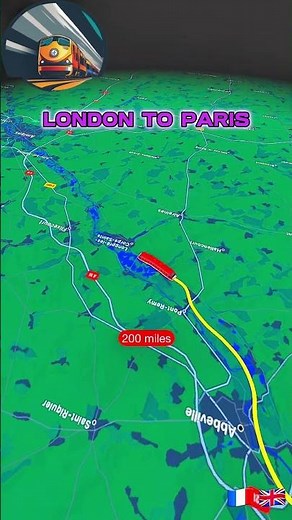 🚄 Fastest Train from 🌉 London to Paris🗼 in 2024 | Eurostar (Record Time) !