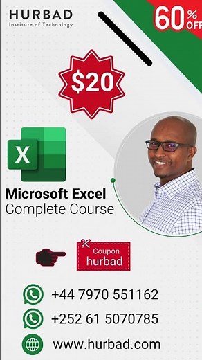 Microsoft Excel Complete Course #MicrosoftExcel #ExcelCourse #OfficeSkills #LearnExcel