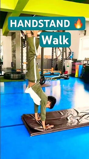 9-Year-Old Tejus Tries Handstand Walk 🤸‍♂️ | Kick Up ➝ Walk ➝ Roll 🔥