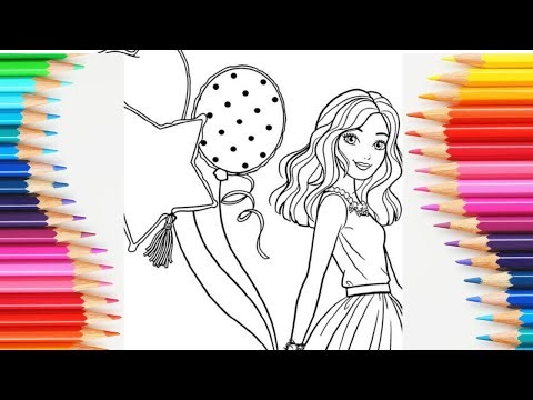 Barbie with Balloons 🎈✨ | Cute & Magical Barbie Moment