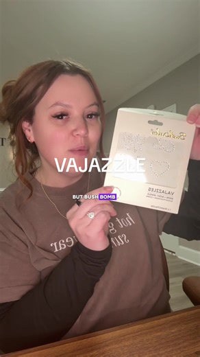 Replying to @Towson Brazilian wax -Vajacial @Bushbalm Professionals coming through with the vajazzle stickers! ✨