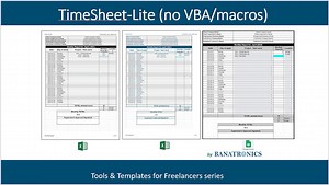 Time Sheet | Time Sheet for Freelancers | Work Log | Template for Freelancers | Recording Hours | Google Sheets | Excel Template | No VBA - Etsy Australia
