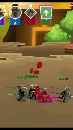 Stick War Saga Shorts !! 4x Spearton Vs Dead Zombies #stickman #stickwarsaga