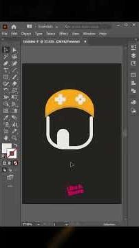 Modern Logo Design in Adobe Illustrator Tutorials #shorts #illustrator #trending #youtubereels