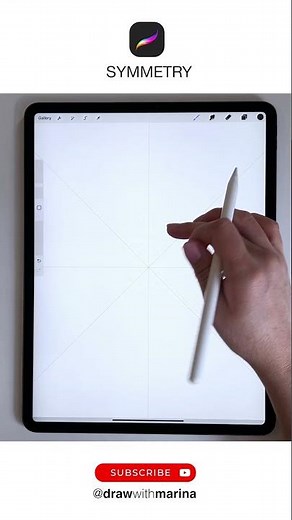 How to use the Radial Symmetry Tool in Procreate