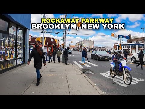 Rockaway Parkway Walking Tour 4K | Canarsie Brooklyn New York City Virtual Walking Tour