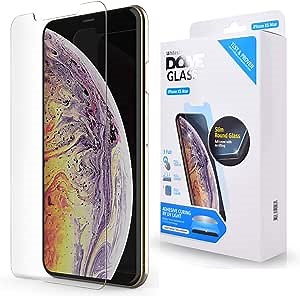 iPhone Xs MAX Screen Protector Tempered Glass, Full Cover Screen Shield [No UV Light Included] Backup Kit by Whitestone for Apple iPhone 10s MAX (2018) - Replacement Only