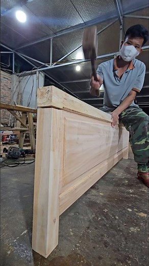 Building a Solid Wood Bed Frame by Hand