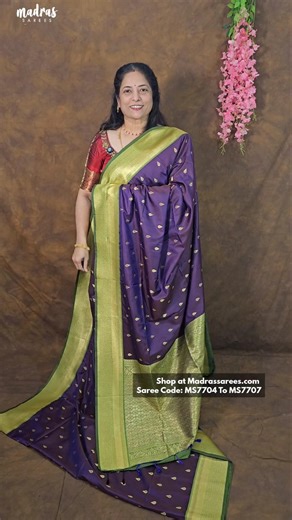 Vintage vibes 🔅 | shop at Madrassarees.com | 2499/- Free shipping | code: Malai silk