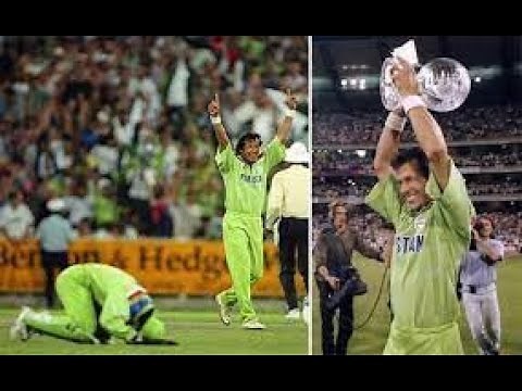 1992 world cup cricket final - legendary imran khan with trophy, golden moments of match