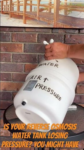 Easy Fix for Air Leak in RO Water Tank ! Just one more Pump And No More Low Pressure !