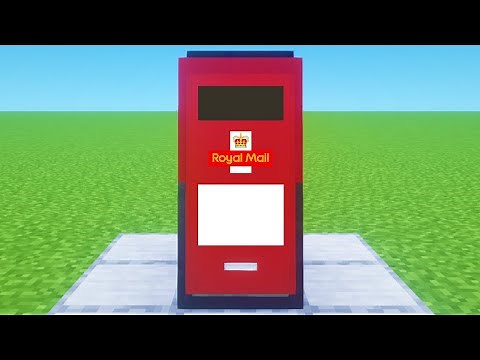Minecraft Tutorial: How To Make A Post Box "Quick Builds"
