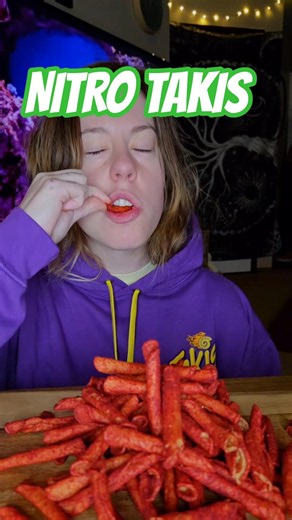 YUMMM NITRO TAKIS 🔥 i can never find this flavor bro!! #mukbang #takis #foodasmr #snacktime #shorts