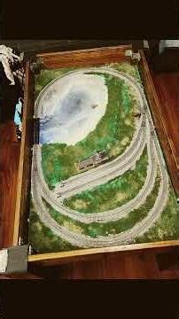 Coffee table layout update! #modeltrains #model