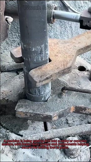 Drilling Operation: Heavy Machinery at Work | Construction Site
