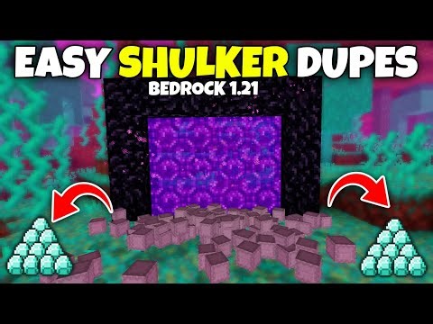 New Duplication Glitch in Minecraft Bedrock And Pocket Edition 1.21 | Shulker Dupes |Vk Vickey Gamer