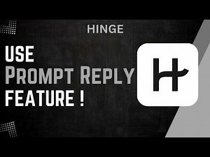 How To Use Hinge Prompt Reply Feature !