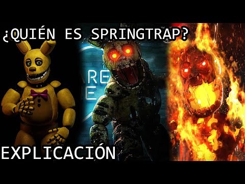 ¿Quién es Springtrap? | La Siniestra Historia de Springtrap (William Afton) de FnaF Explicado
