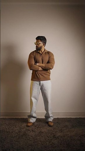 Styling Brown Polo T-shirt 👕