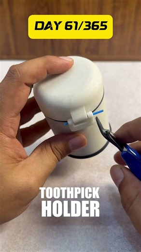 Useful 3D Print | Mini Pedal Bin Toothpick Holder 🗑️ Day 61