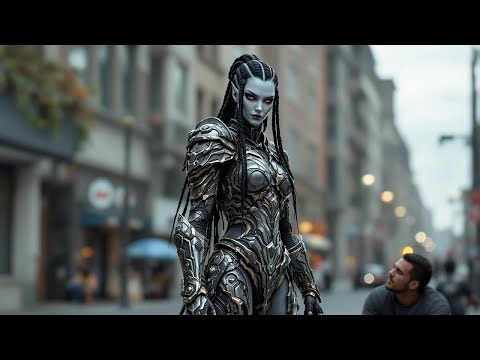 The alien woman came to arrest the human man.but she fell in love with him.