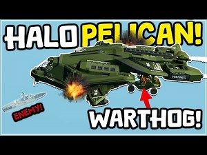 HALO PELICAN SHOT DOWN OVER ENEMY TERRITORY In Stormworks!