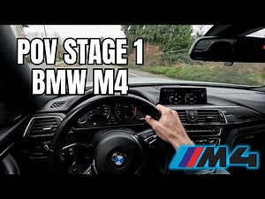 POV Drive: Tuned Stage 1 BMW M4 with LOUD Pops and Bangs (4K)