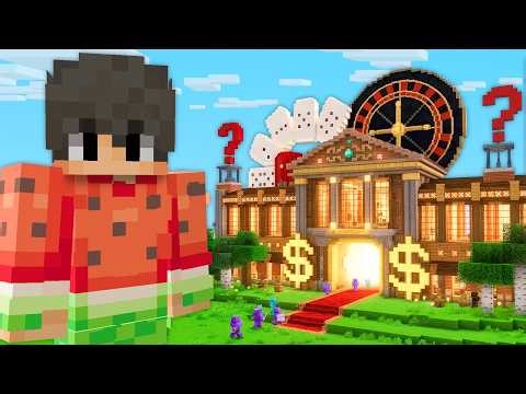 I built a rigged casino in Minecraft...