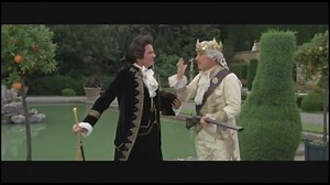 This is a scene from Mel Brooks' 1981 film "History of the World, Part 1" - the French Revolution segment, where Brooks is playing King Louis XVI and the late Harvey Korman is playing the Count de Monay. | Things of the past