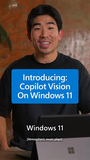 Windows on Instagram: "Copilot Vision on Windows is the newest way to interact with your PC. Here’s how you can get started. #CopilotVision #Windows11"