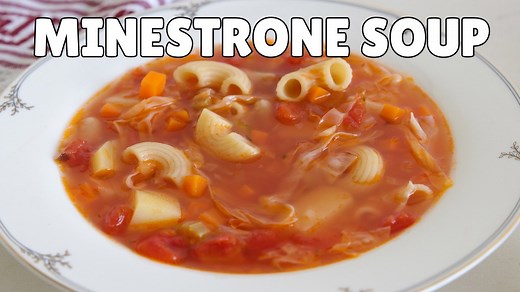 Easy Minestrone Soup Recipe | Classic Italian Vegetable Soup