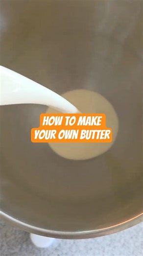 How to Make Your Own Butter (1 ingredient)
