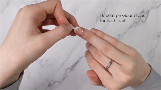 Watch How to Put Kiss Everlasting French Nails on Amazon Live