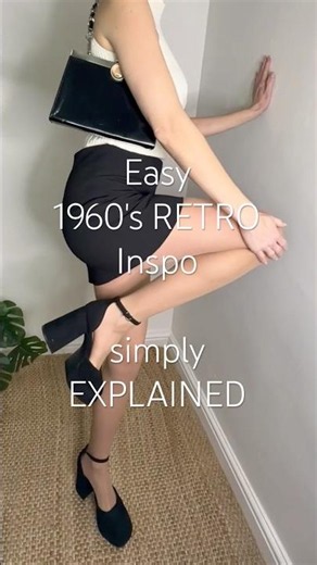 1960's styling + nylons - explained! Let me show you how to revive a classic 60's look in seconds.