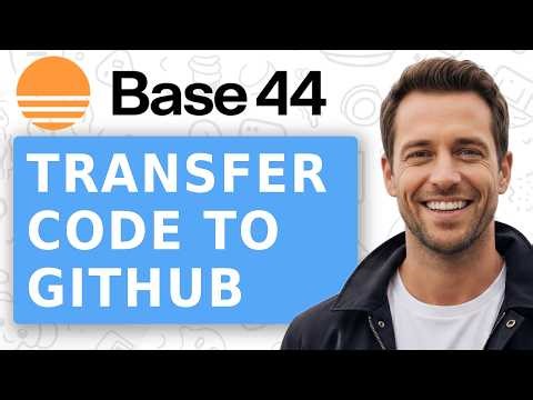 How To Transfer Your Code From Base44 To Github