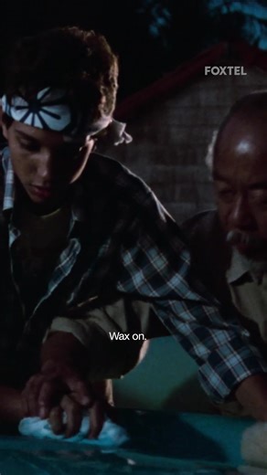 The Iconic Waxing Scene in The Karate Kid